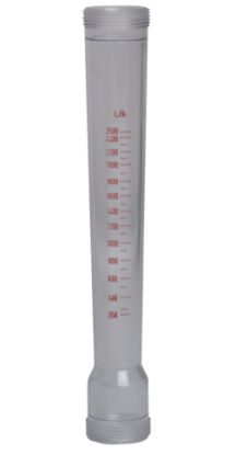 Afbeeldingen van Peilglas M-300 / 250-2500  ltr