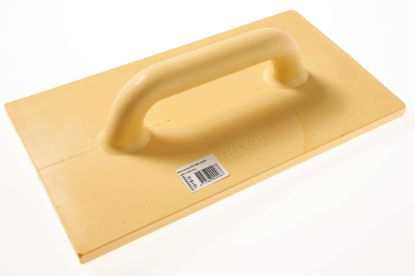 Afbeeldingen van Sponsbord PU Geel Zacht 200 x 360 mm.