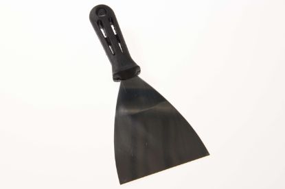 Afbeeldingen van Plamuurmes Open handvat RVS 100 mm.